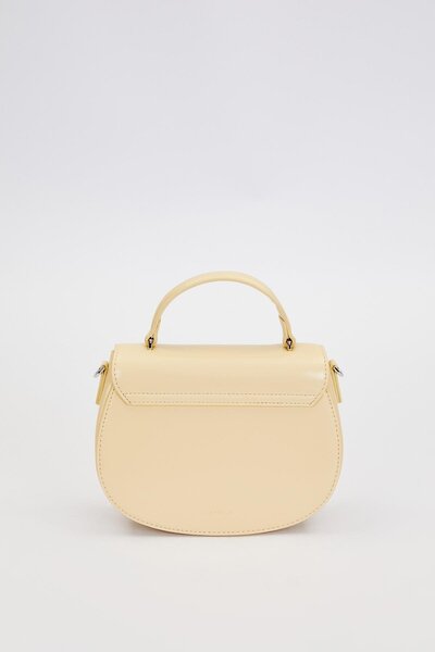 Levidor Yellow Chain Strap Detailed Handbag