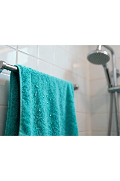 genric Luxury Cotton Towel - Turquoise, Large 140x70 cm