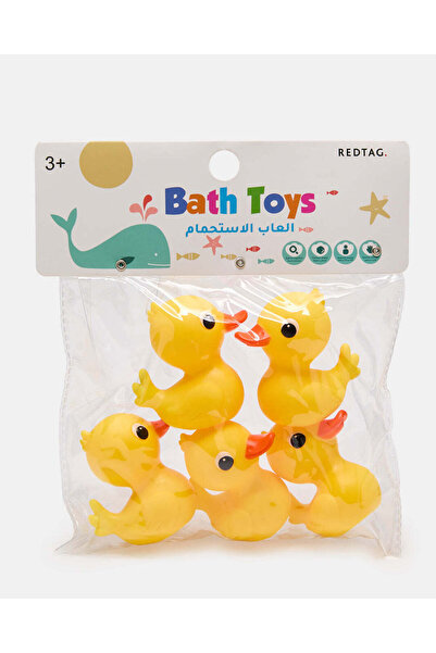 REDTAG مجموعة ألعاب حمام البط الأصفر (5 قطع)
