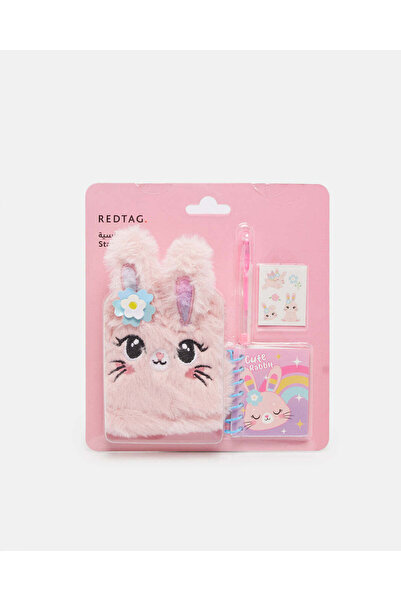 REDTAG مجموعة قرطاسية مزخرفة باللون الوردي