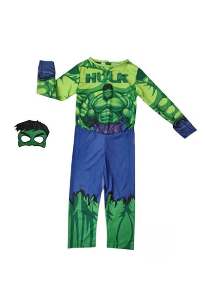 vyloo Παιδική στολή με μάσκα Hulk χωρίς κάσκο