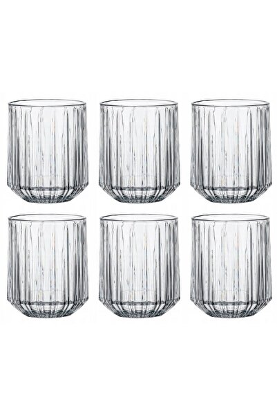 FLORINA Set of 6 Stretto Whiskey glasses, glass, 320 ml