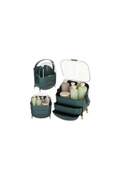 Three top online Dulap organizator pentru cosmetice cu sertare - Verde