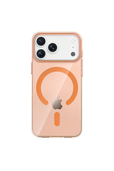 ceppark غطاء Art Joko Apple iPhone 17 Pro Max PC Blank Magsafe - برتقالي لاب