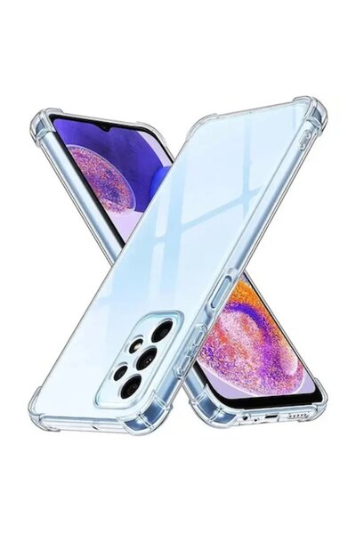 bzstore Shockproof Silicone Transparent Case for Samsung Galaxy A23 (4G/5G)