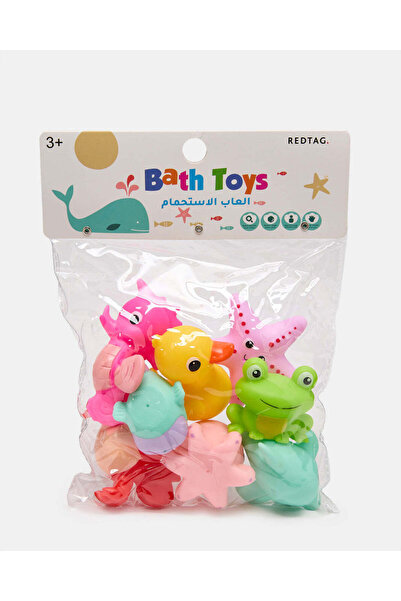 REDTAG Assorted Sea Animal Bath Toy Set (8 Piece)