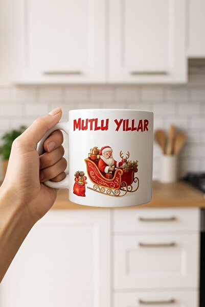 Borambalaj New Year Themed Mug Glass Happy New Year