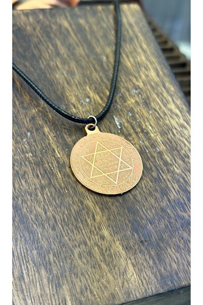 MYoresel Süleyman Mührü Kolye – Koruyucu Tılsım Motifli Erkek Kadın Unisex Ba...