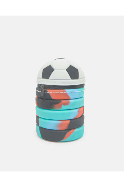 REDTAG حافظة أقلام سيليكون متعددة الألوان بتصميم كرة قدم