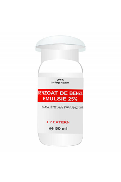 infopharm Emulsie de benzoat de benzil 25% (50 ml)
