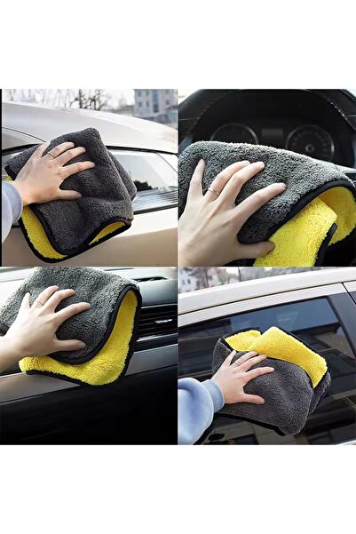genernic DETACHI Microfiber Car Cleaning Towel 40x60 cm 900-1000 GSM (Pack of 2)