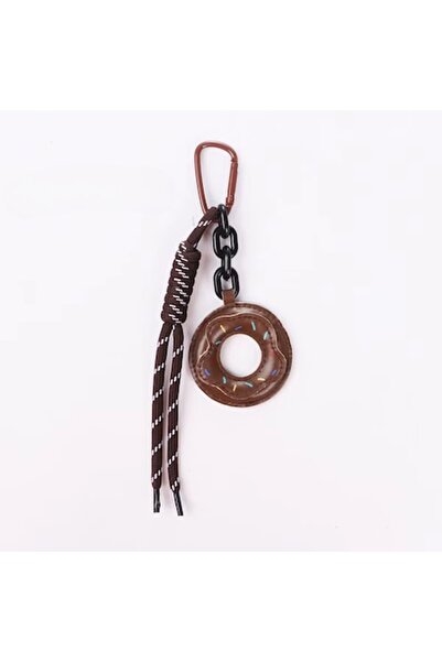 Mooniva Charm for Bag or Backpack — Chocolate Donut Design