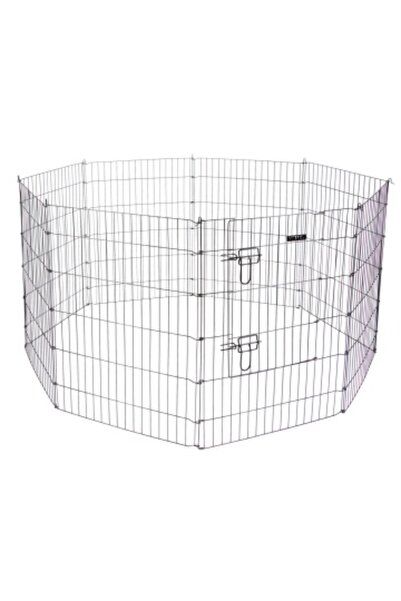 KERBL Țarc metalic pentru animale mici - 8 panouri (57 x 78 cm)