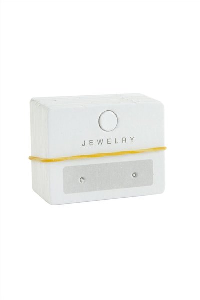 Generic Brand Rectangular Earring Card 100 Pieces