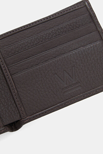 W Collection KAHVERENGİ DERİ CÜZDAN
