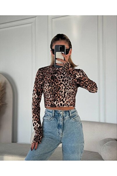 ECR MODA MODEL LEOPARD CU GULER ÎNALT