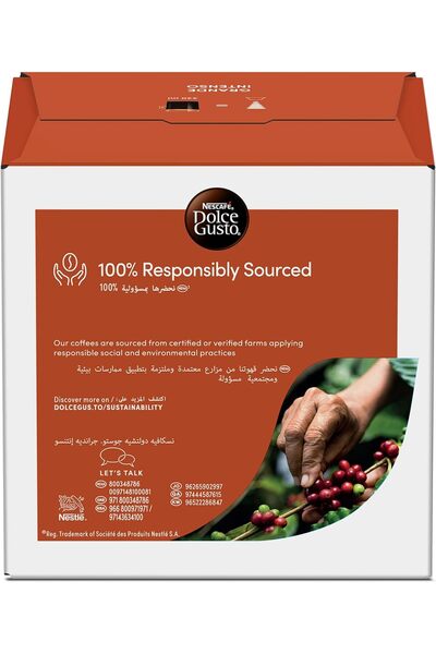 Nescafe Dolce Gusto Grande Intenso Coffee Capsules, Box of 16 Servings