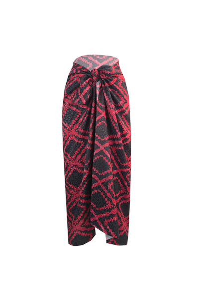 MANOTRES Bordeaux Jacquard Pareo