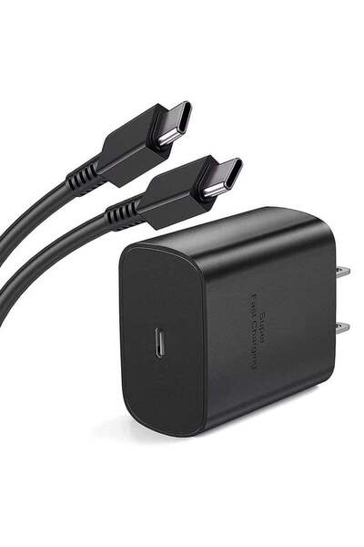 Generic Samsung 45W Fast Charger Type-C with 1.8m Cable - Super PD 3.0 (Black)