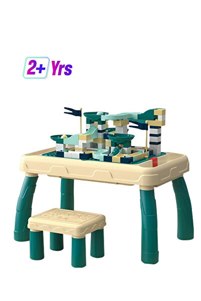 Fitness World Multifunctional building block table with chair, educational toy set for children