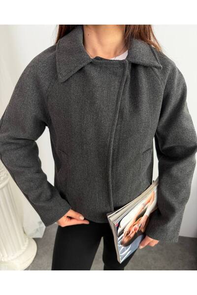 gm giyimarket Premium Quality New Season Short Cashmere Jacket