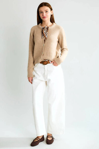 cemo Office Chic Buttoned Long Sleeve Knitwear Jacket