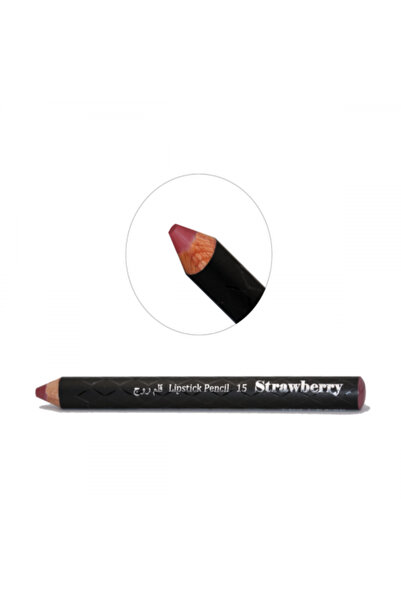 STRAWBERRY Stroberi Wooden Lipstick Pencil No. 15