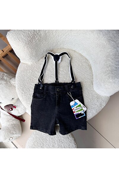 Overdo Men's 9-18 months black denim shorts
