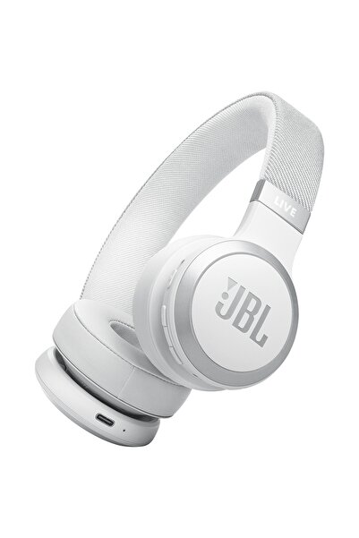 JBL Casti audio On-Ear Live 670NC, Bluetooth, Anulare adaptivă a zgomotului, Multi-punct, Alb