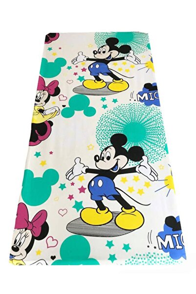 PRICHINDEL fitted sheet, crib 120x60 cm, Minnie and Mickey, cream