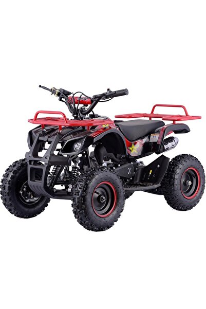 TEA Sports ATV Copii 49cc, Pornire Demaror, Roti de 6″, Portbagaj, Rosu