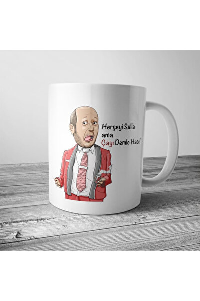 sartre art Leyla Mecnun İsmail Abi Tea Brewing Designed Gift Mug Cup