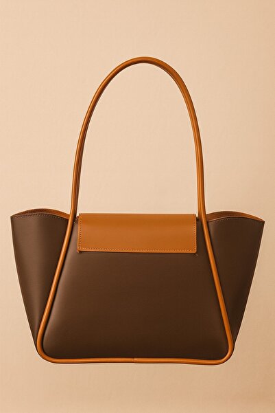 luvia Stylish Brown-Tan Shoulder Bag