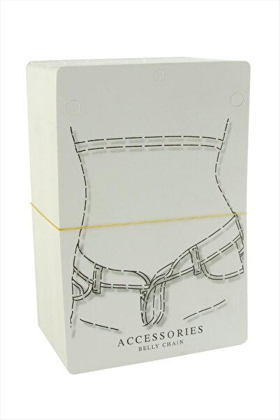 glovia bijuteri سلسلة بطن مع بطاقة 200 قطعة