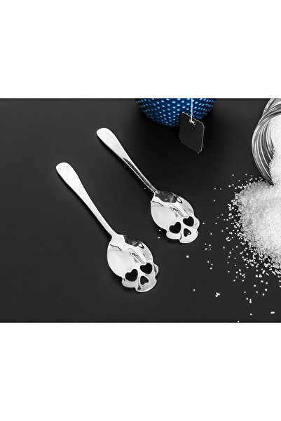Gadget Master Set of 2 Skull Spoons
