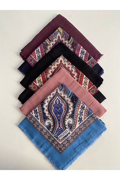 poloist Tulbent cu modele mixte, set de 6 bucăți