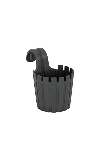 bahçe market Poliwork Askılı Çit Yuvarlak Saksı 1,5 Lt 155*235*205 Mm