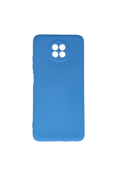 Marsilyan حافظة ريدمي نوت 9 5 جي من السيليكون المخملي الداخلي - أزرق
