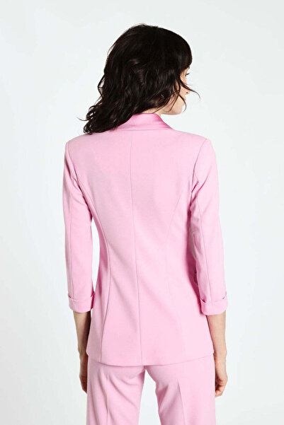 Imperial Double-breasted Candy Pink Blazer