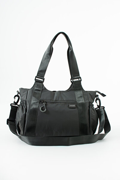 Sanmorris Lightweight and Durable Parachute Fabric Multi-Compartment Bag with Hand and Crossbody Straps