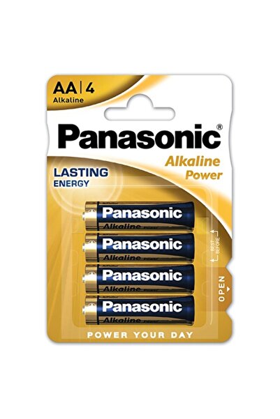 PANASONIC Set of 4 LR06 AA Alkaline Batteries