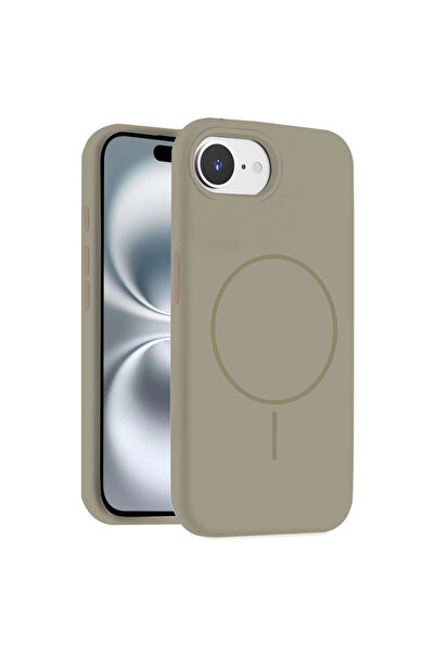 Marsilyan غطاء جوكو آيفون 16e جولي ماج سيف - تيتانيوم صحراوي