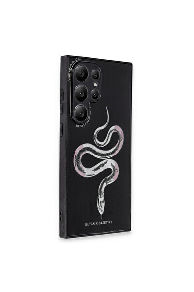 eco port حافظة سامسونج جالاكسي S24 الترا غطاء مرآة منقوش - مرآة - 13