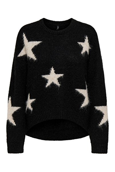 ONLY ONLAZU LS STAR O-NECK KNT