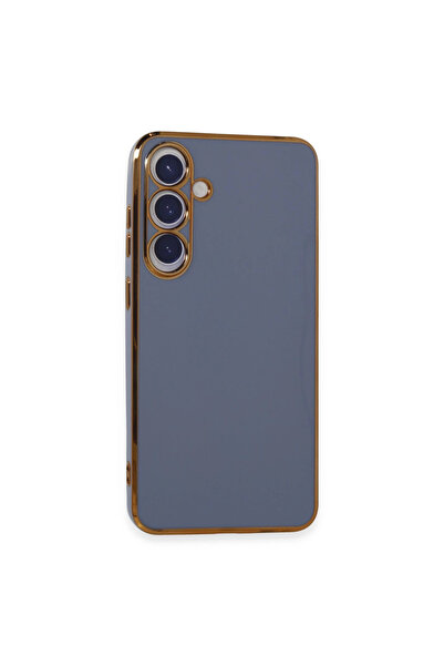 eco port Samsung Galaxy S24 Case Volet Silicone - Blue