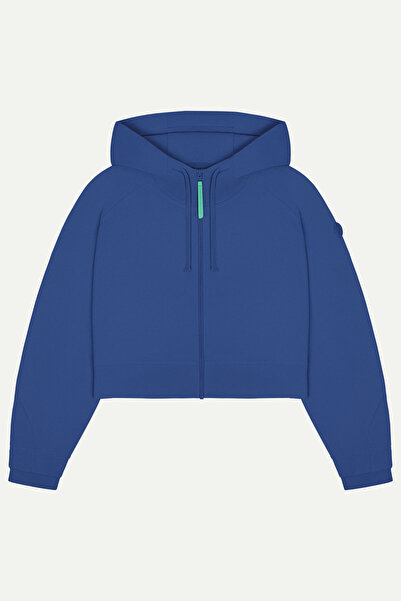 KAFT Women's Crop Zipper Hoodie - Pluren - Comet