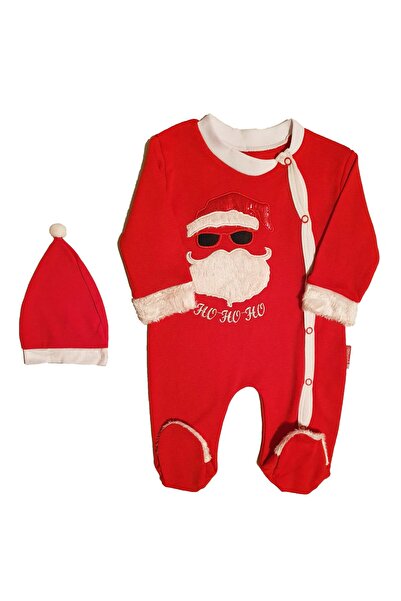 Necix's Santa Claus jumpsuit and hat