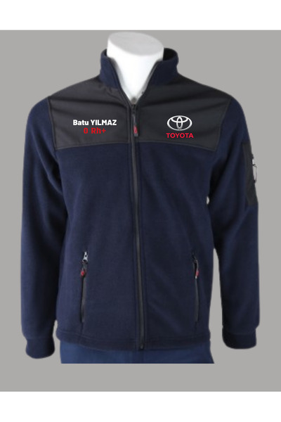 BMNAKIŞBASKI Kişiye Özel BASKILI Softshell Polar – İsim, Soyisim, Kan Grubu A...
