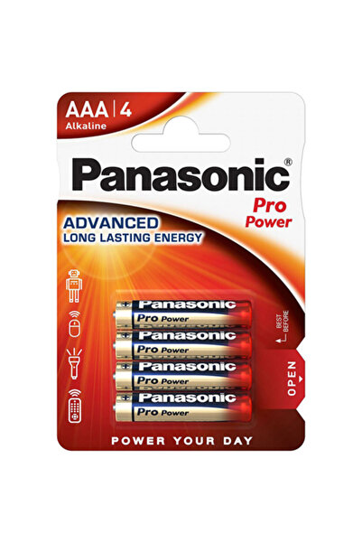 PANASONIC Alkaline battery AAA Blister 4 Pro Power