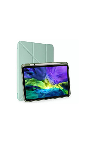 eco port iPad Air 4 10.9 Case Mars Tablet Case with Pen Holder - Light Green